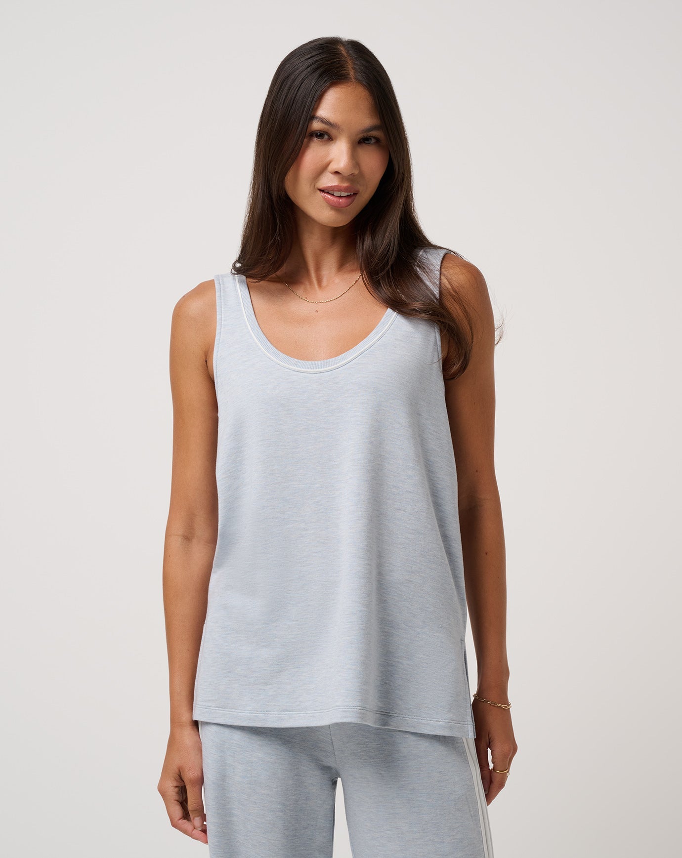 Cloud Terry Varsity Top