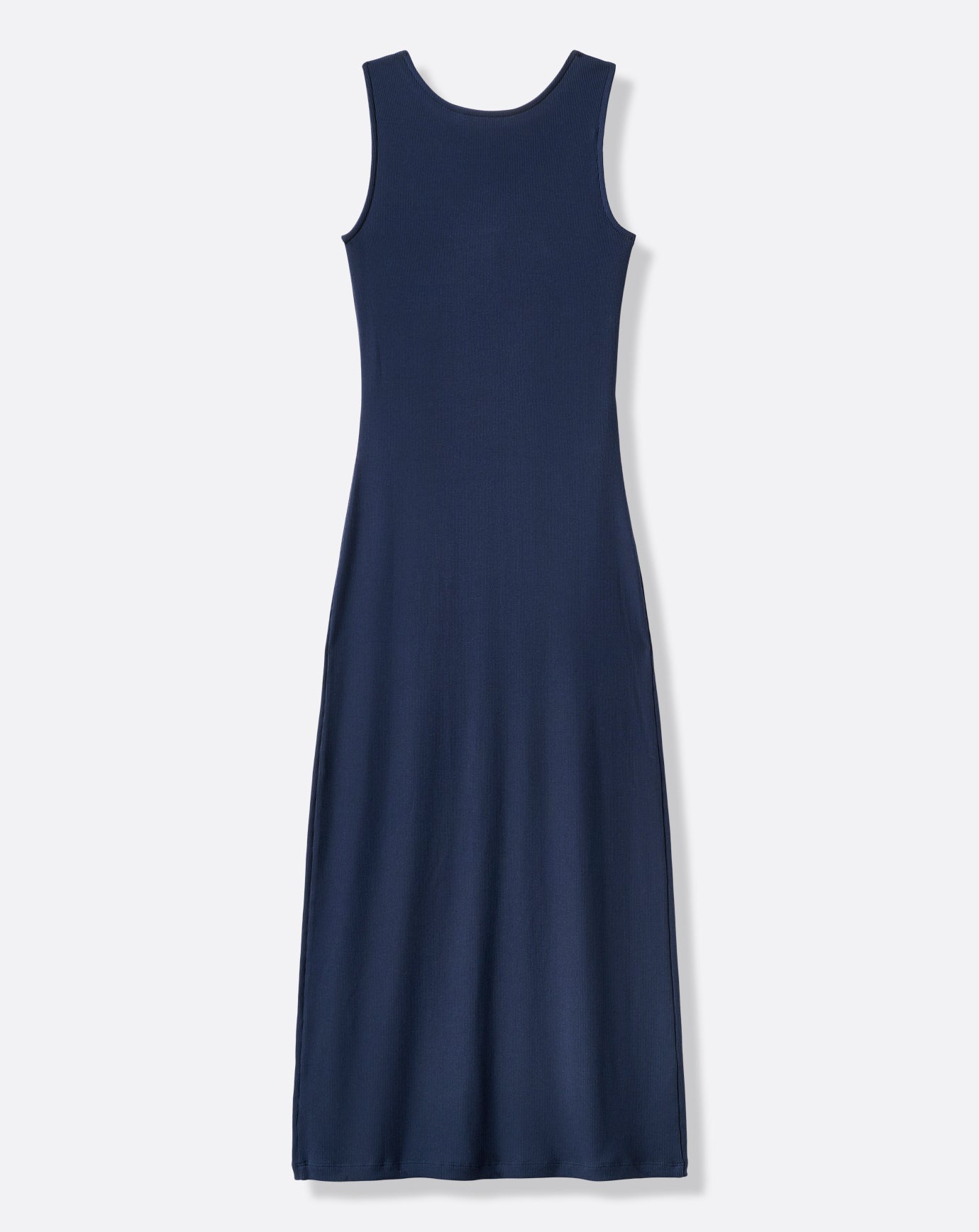 Cloud Rib Button Tank Dress