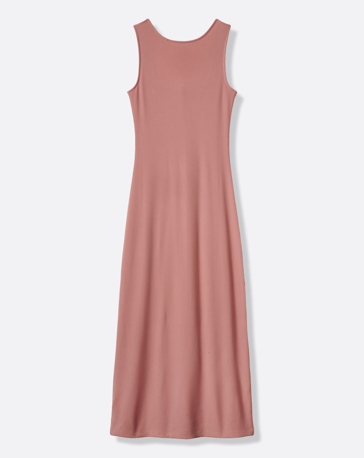 Cloud Rib Button Tank Dress