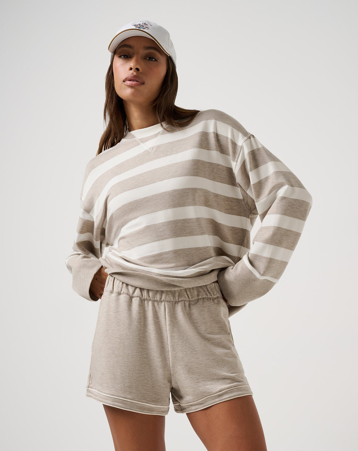 Cloud Terry Varsity Short