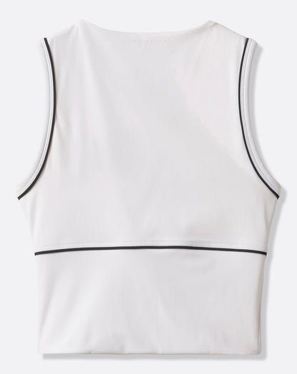 Moveknit Sunfire Zip Sport Top