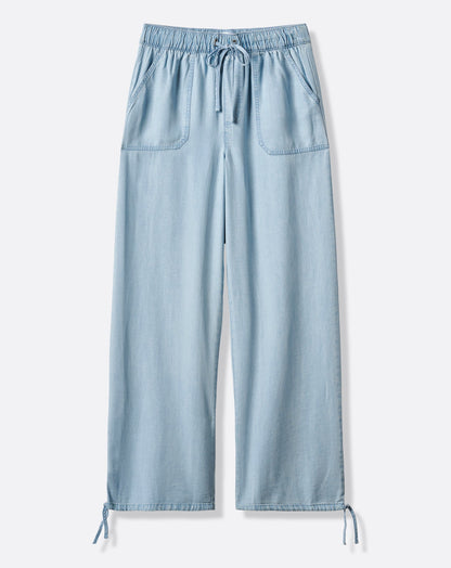 Chambray Tie Jogger