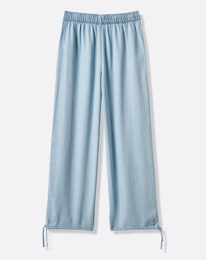 Chambray Tie Jogger