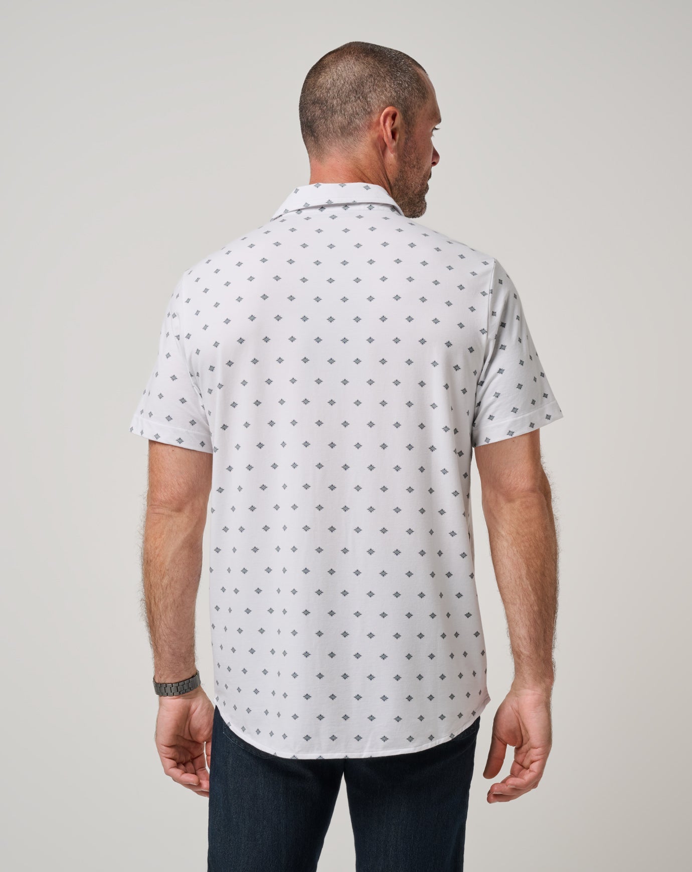 Comfortknit Swing Button-Up