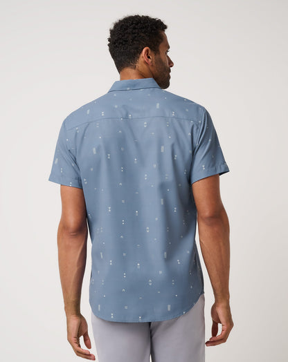 Techwoven Waves Button-Up