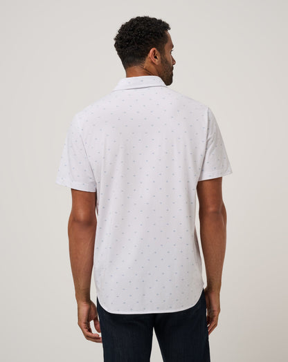 Comfortknit Geo Button-Up
