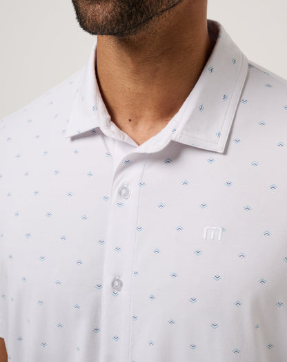 Comfortknit Geo Button-Up