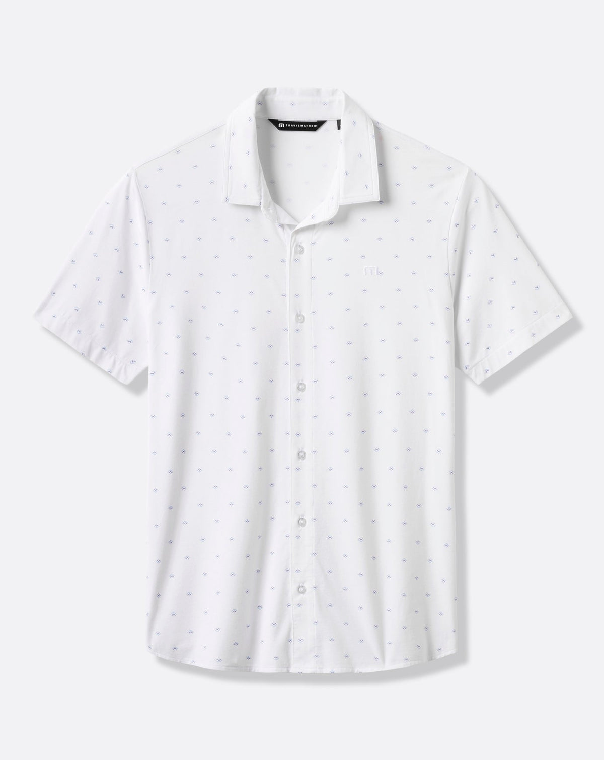 Comfortknit Geo Button-Up
