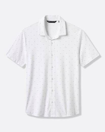 Comfortknit Geo Button-Up