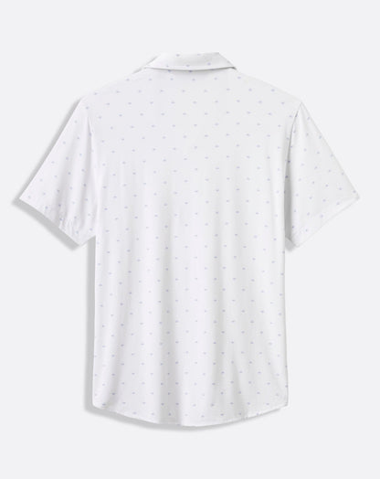 Comfortknit Geo Button-Up