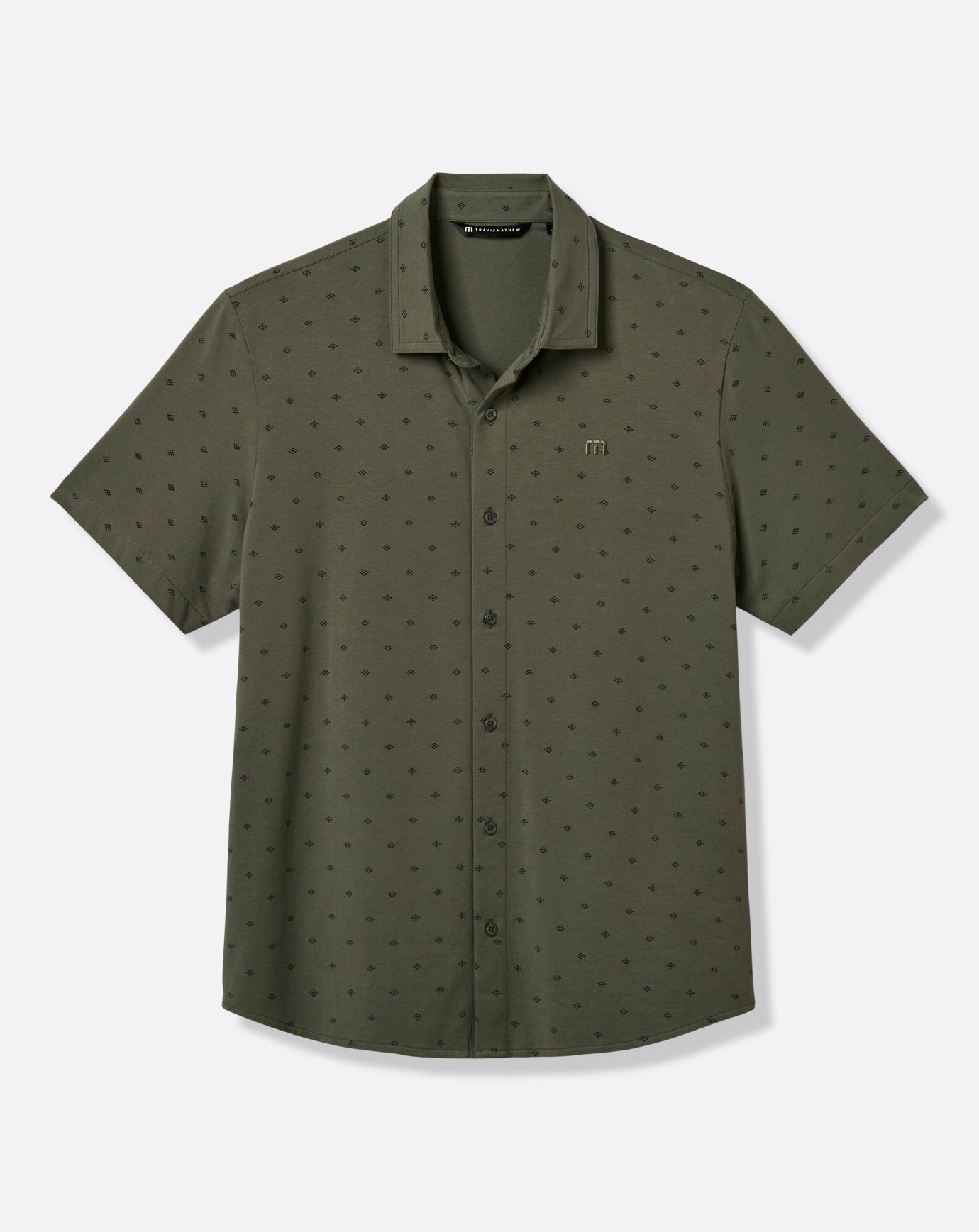 Comfortknit Geo Button-Up