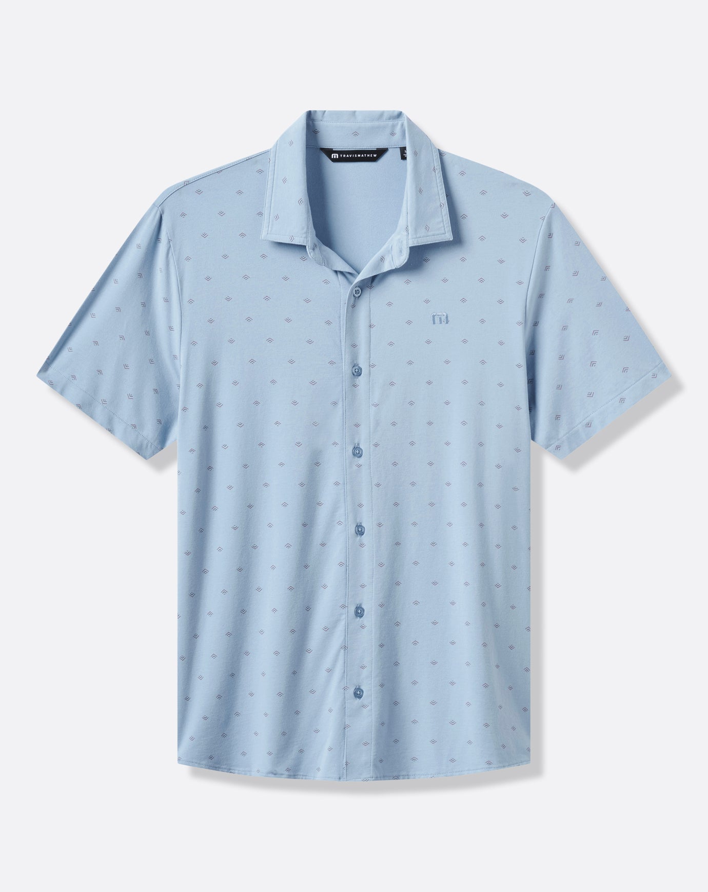 Comfortknit Geo Button-Up