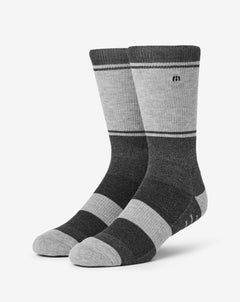 Heather Grey Pinstripe
