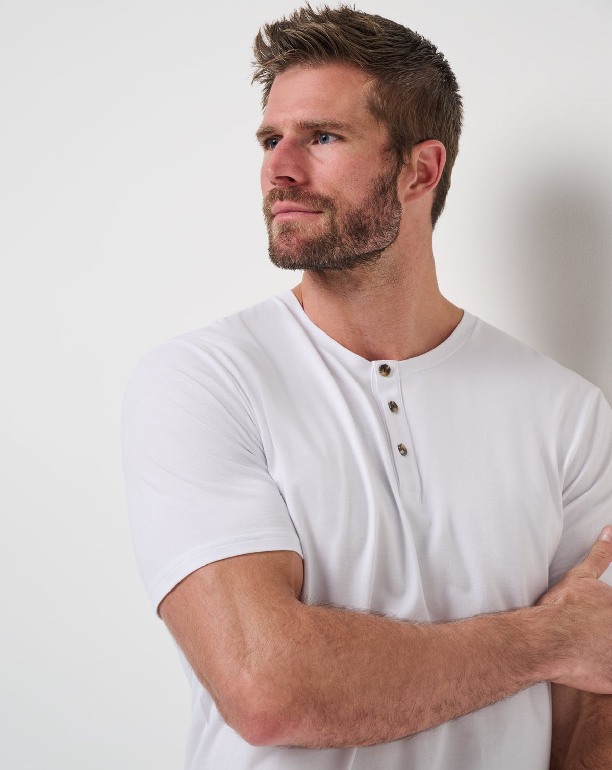 Cloud Henley Tee