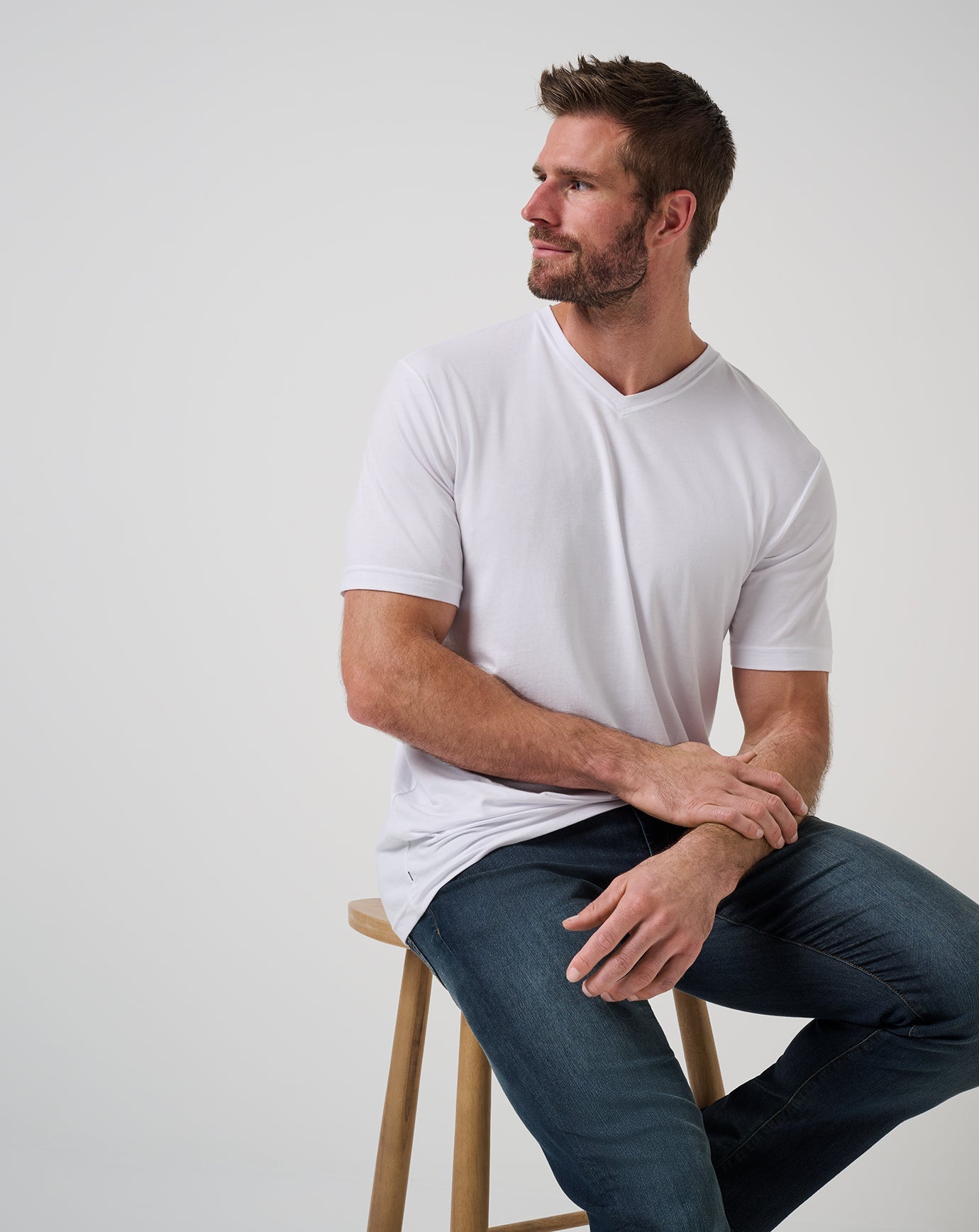 Cloud V-Neck Tee