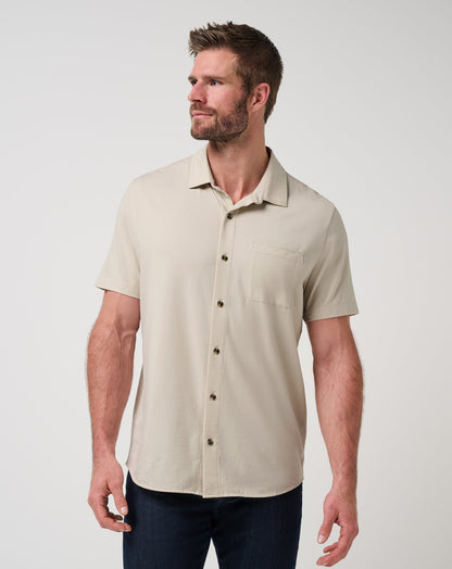 Comfortknit Beach Club Button-Up