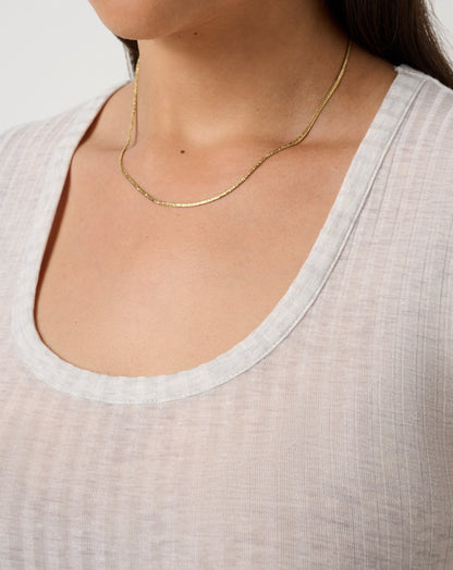 Cloud Modal Rib U-Neck Tank