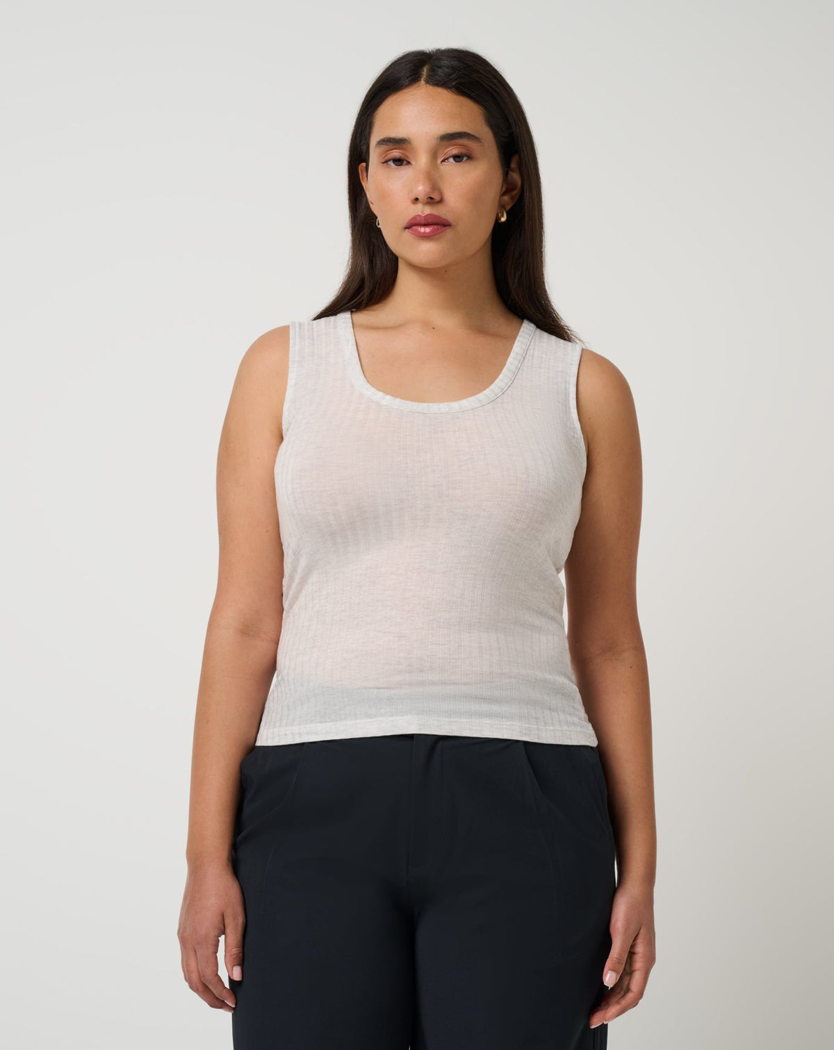 Cloud Modal Rib U-Neck Tank