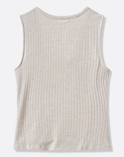 Cloud Modal Rib U-Neck Tank