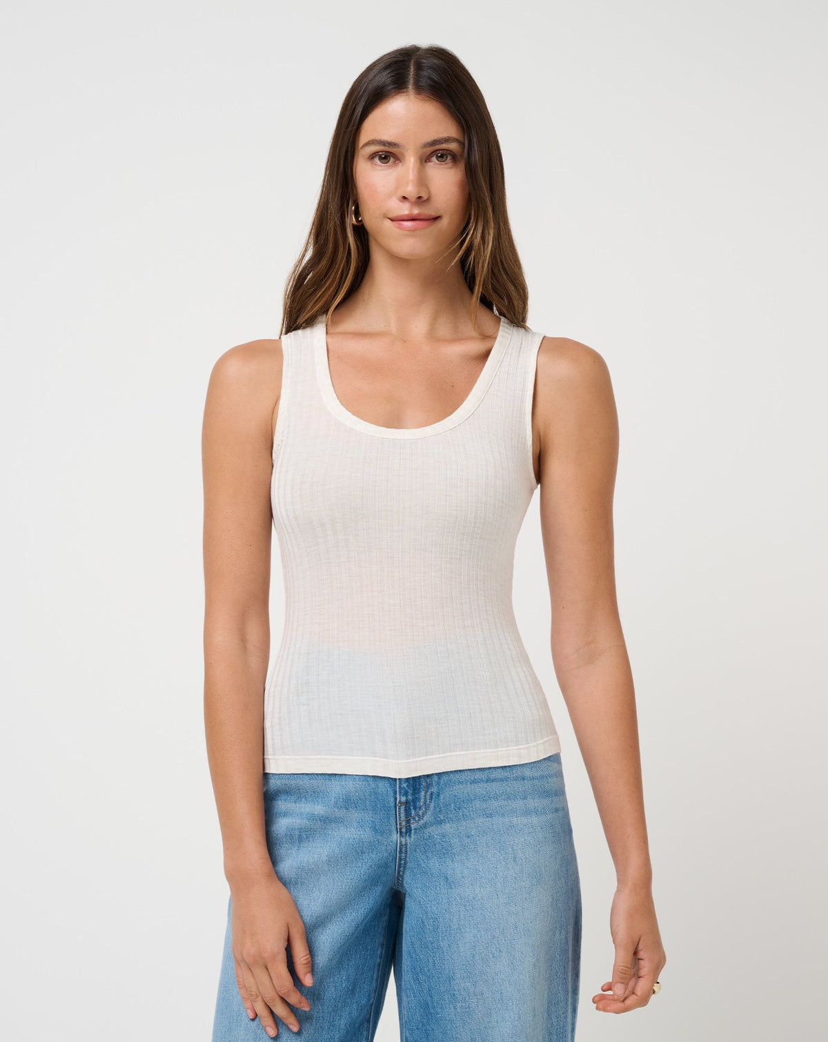 Cloud Modal Rib U-Neck Tank
