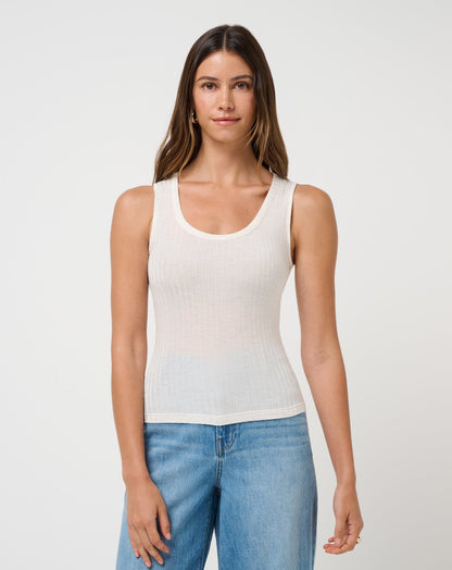 Cloud Modal Rib U-Neck Tank