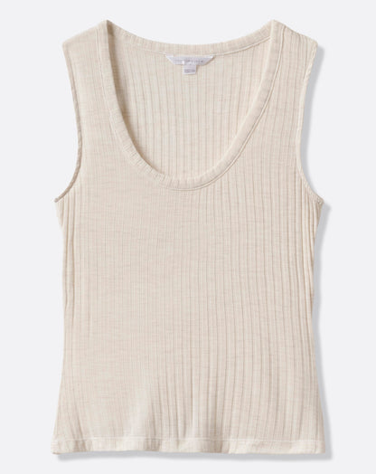 Cloud Modal Rib U-Neck Tank
