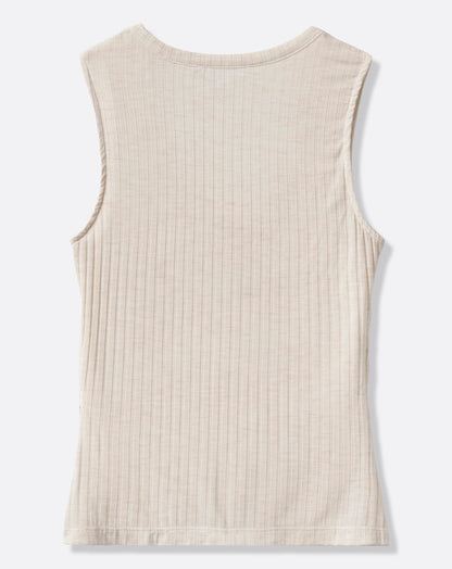 Cloud Modal Rib U-Neck Tank