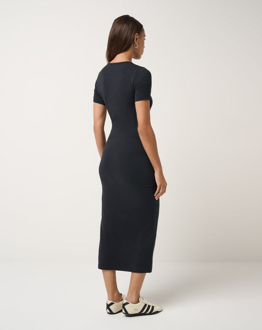Cloud Jersey Ruched Midi Dress 2.0