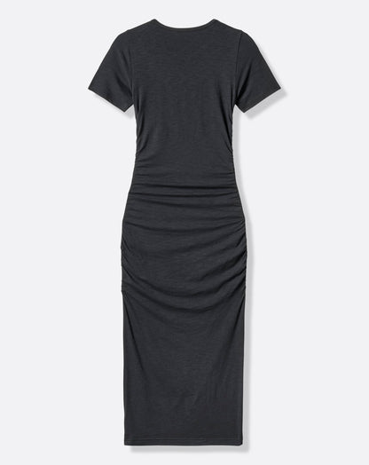 Cloud Jersey Ruched Midi Dress 2.0