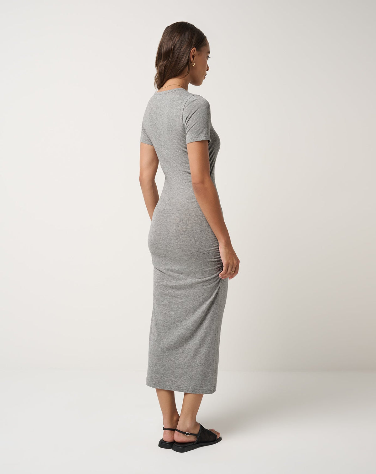 Cloud Jersey Ruched Midi Dress 2.0