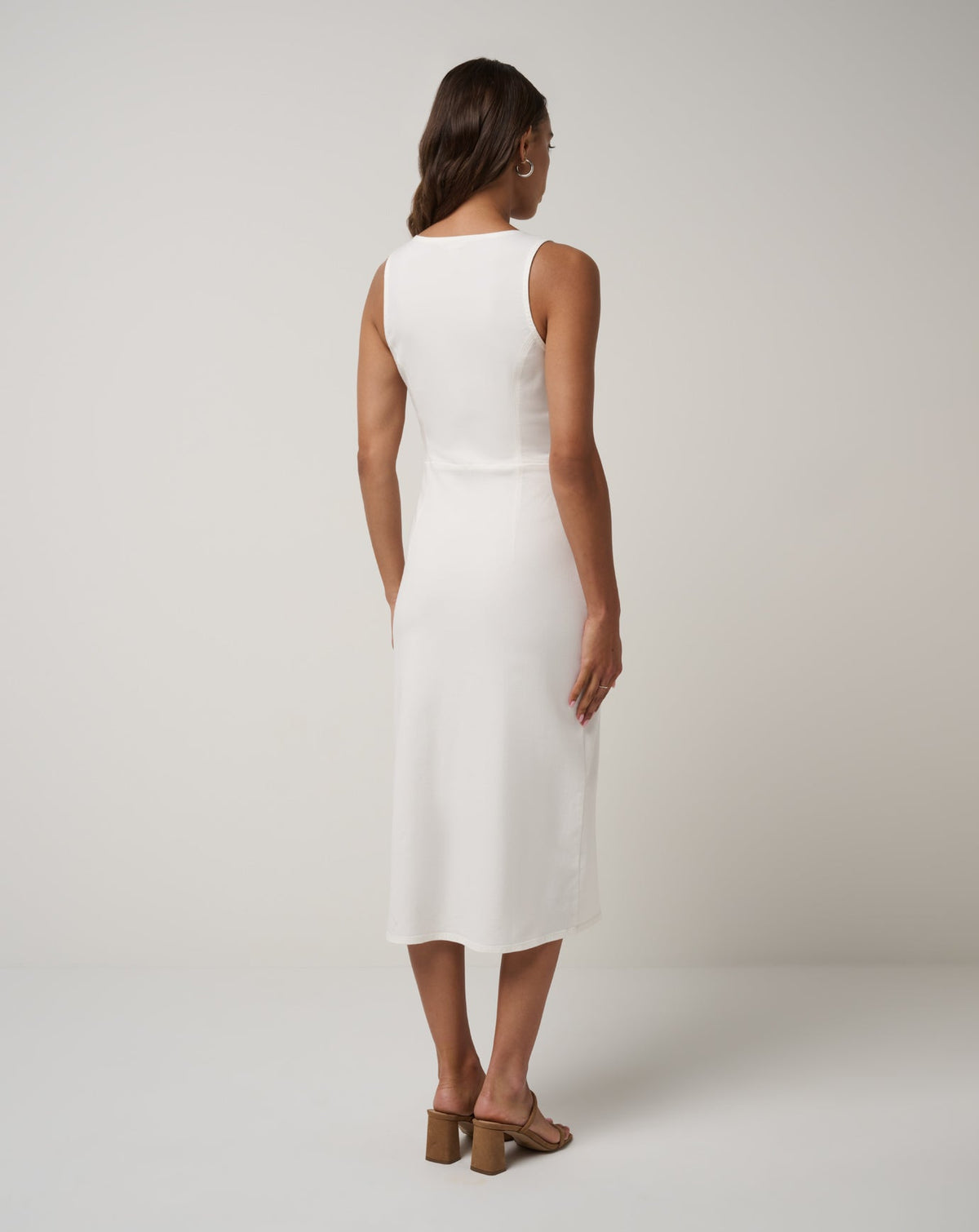 Everyday Nomad Button Front Midi Dress