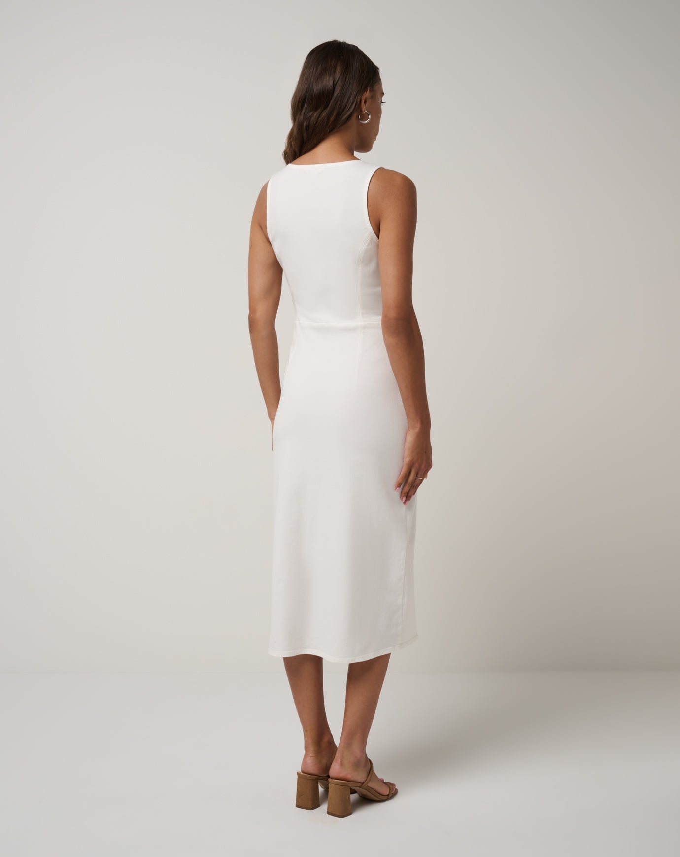 Everyday Nomad Button Front Midi Dress
