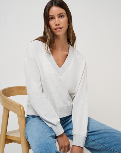 Cloud Fleece V Neck Pullover
