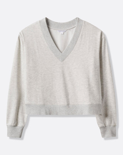 Cloud Fleece V Neck Pullover