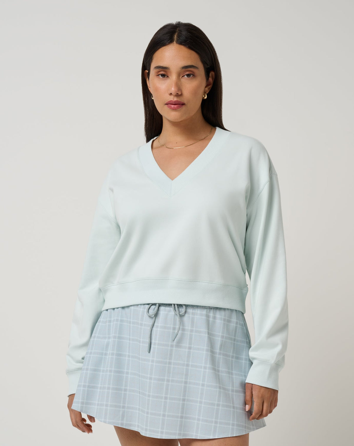 Cloud Fleece V Neck Pullover