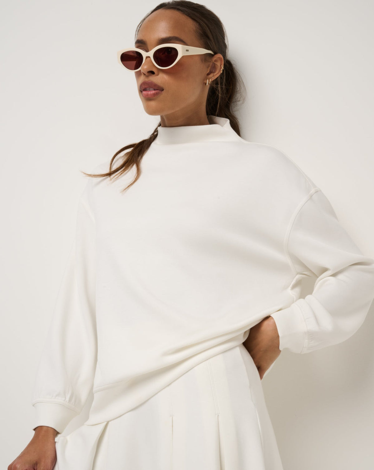 Skyloft Soft Funnel Neck Pullover