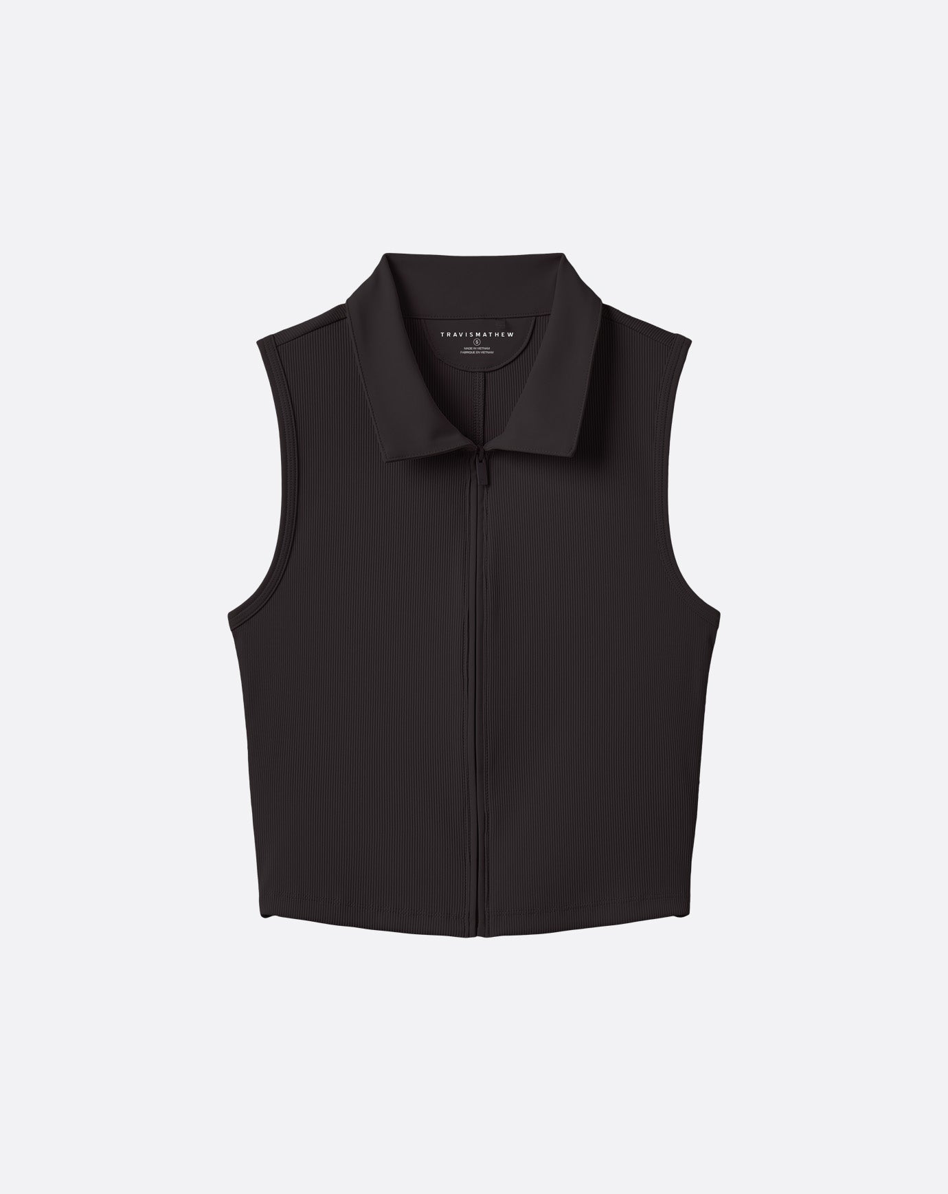 Moveknit Rib Zip Polo
