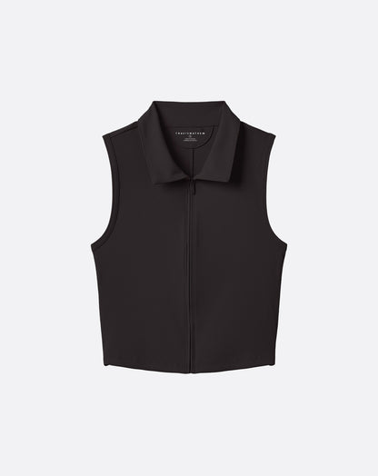 Moveknit Rib Zip Polo