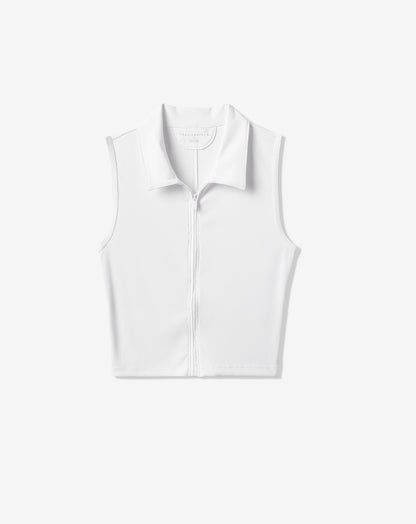 Moveknit Rib Zip Polo