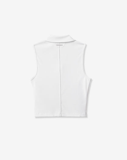 Moveknit Rib Zip Polo