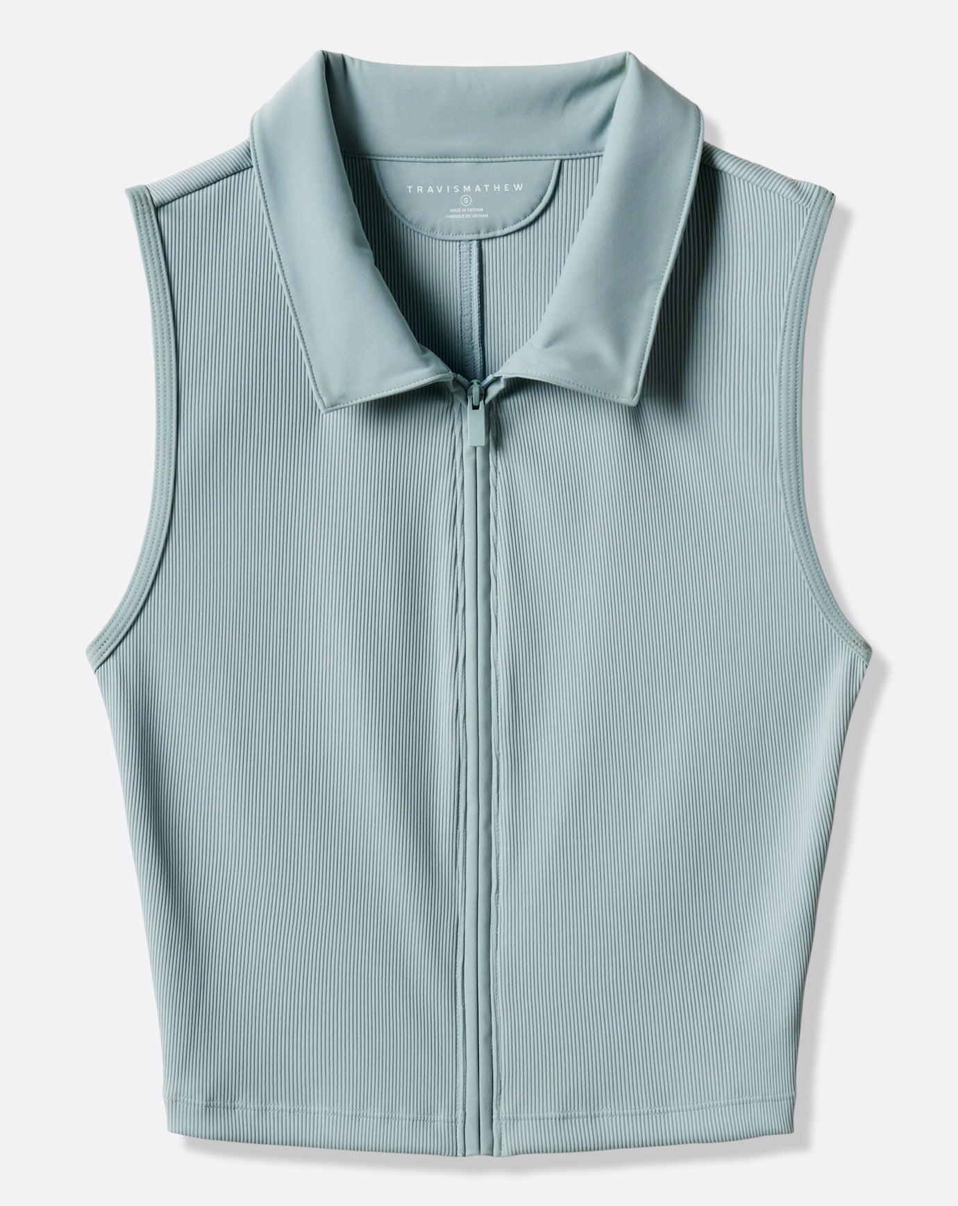 Moveknit Rib Zip Polo