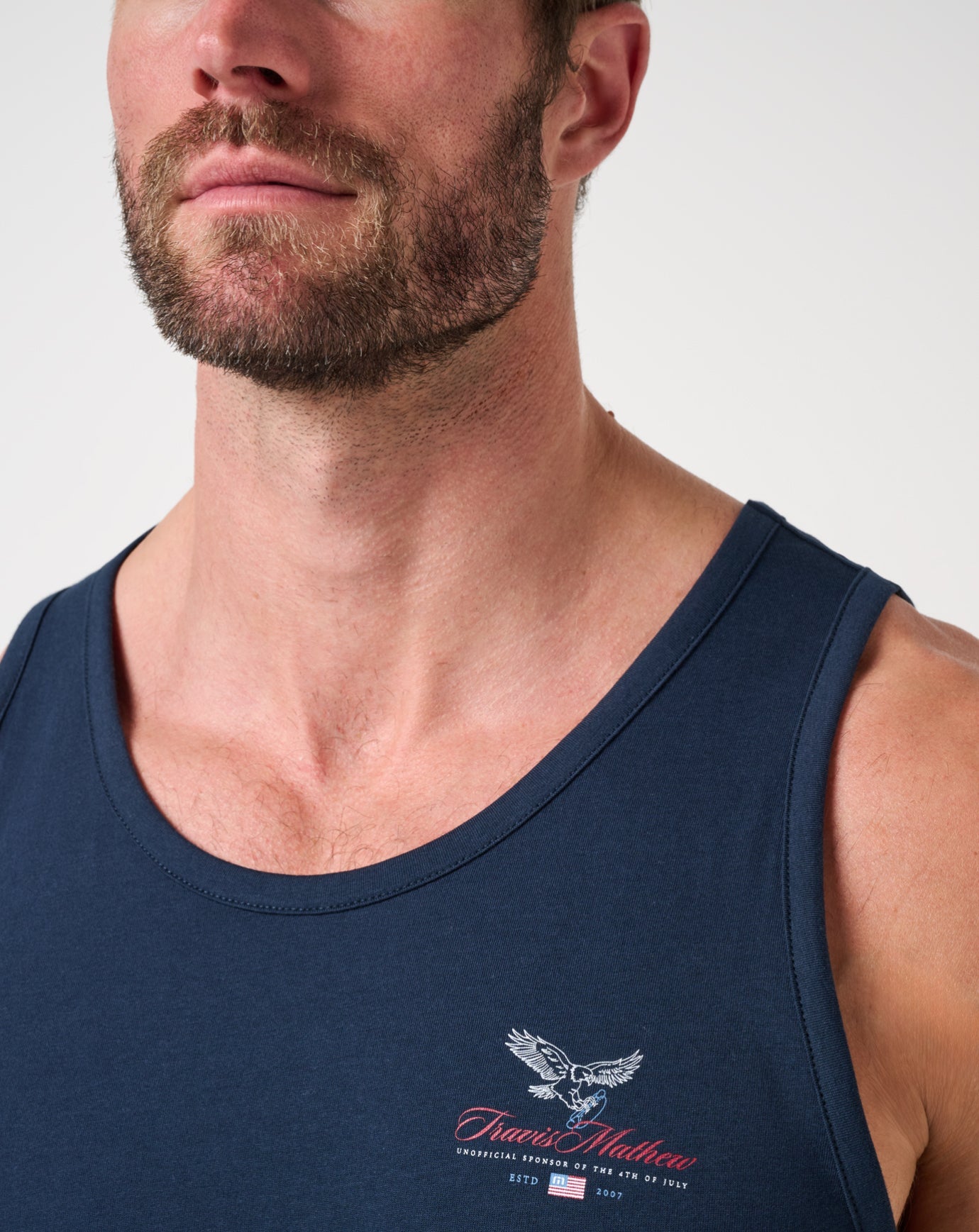 Red White BBQ Tank