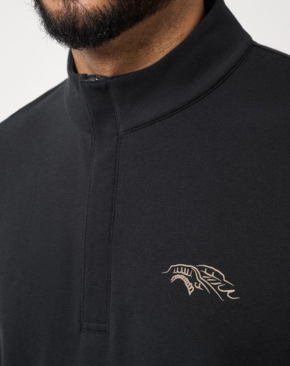 St Andrews Shadow Check 2.0 Quarter Zip