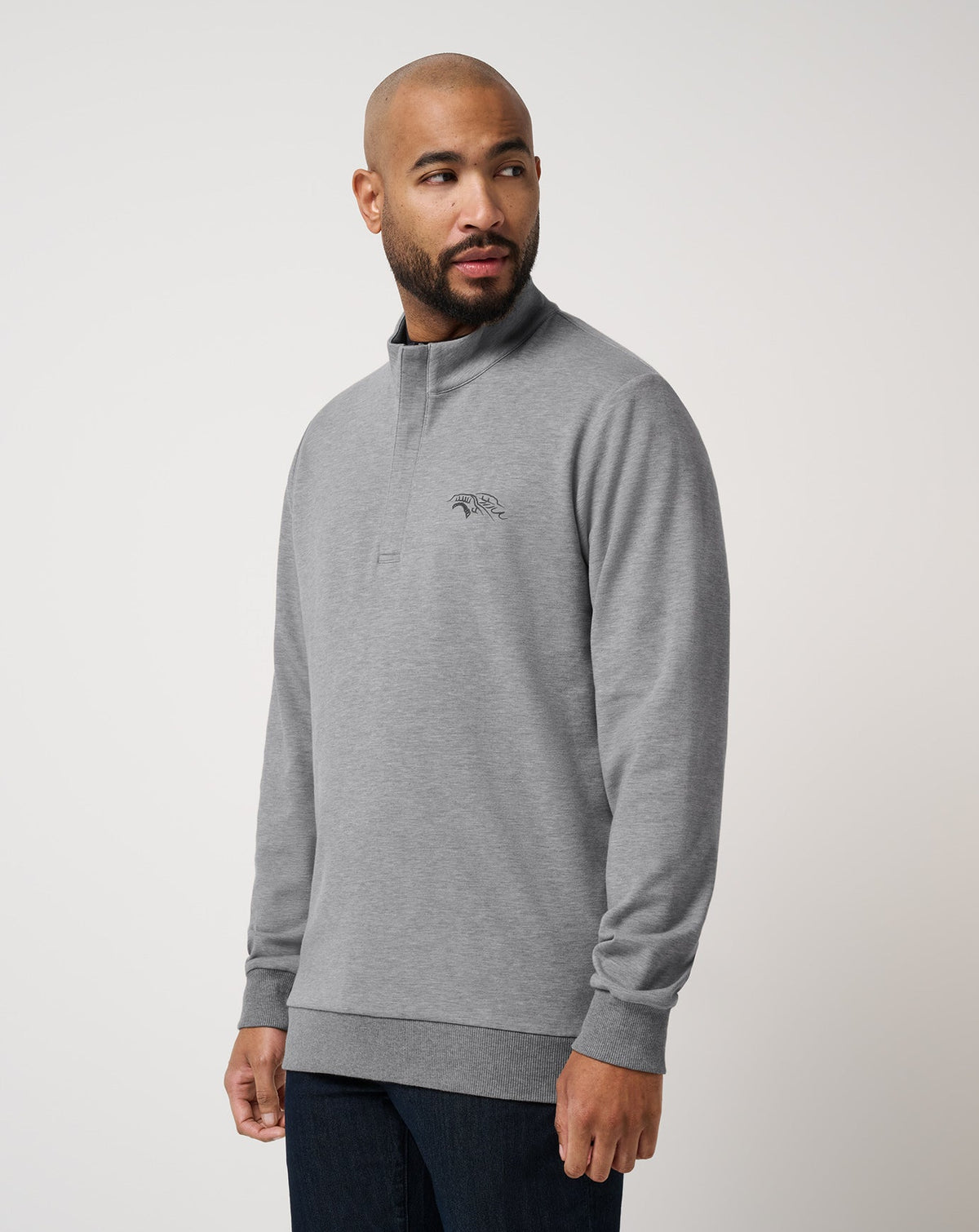 St Andrews Shadow Check 2.0 Quarter Zip