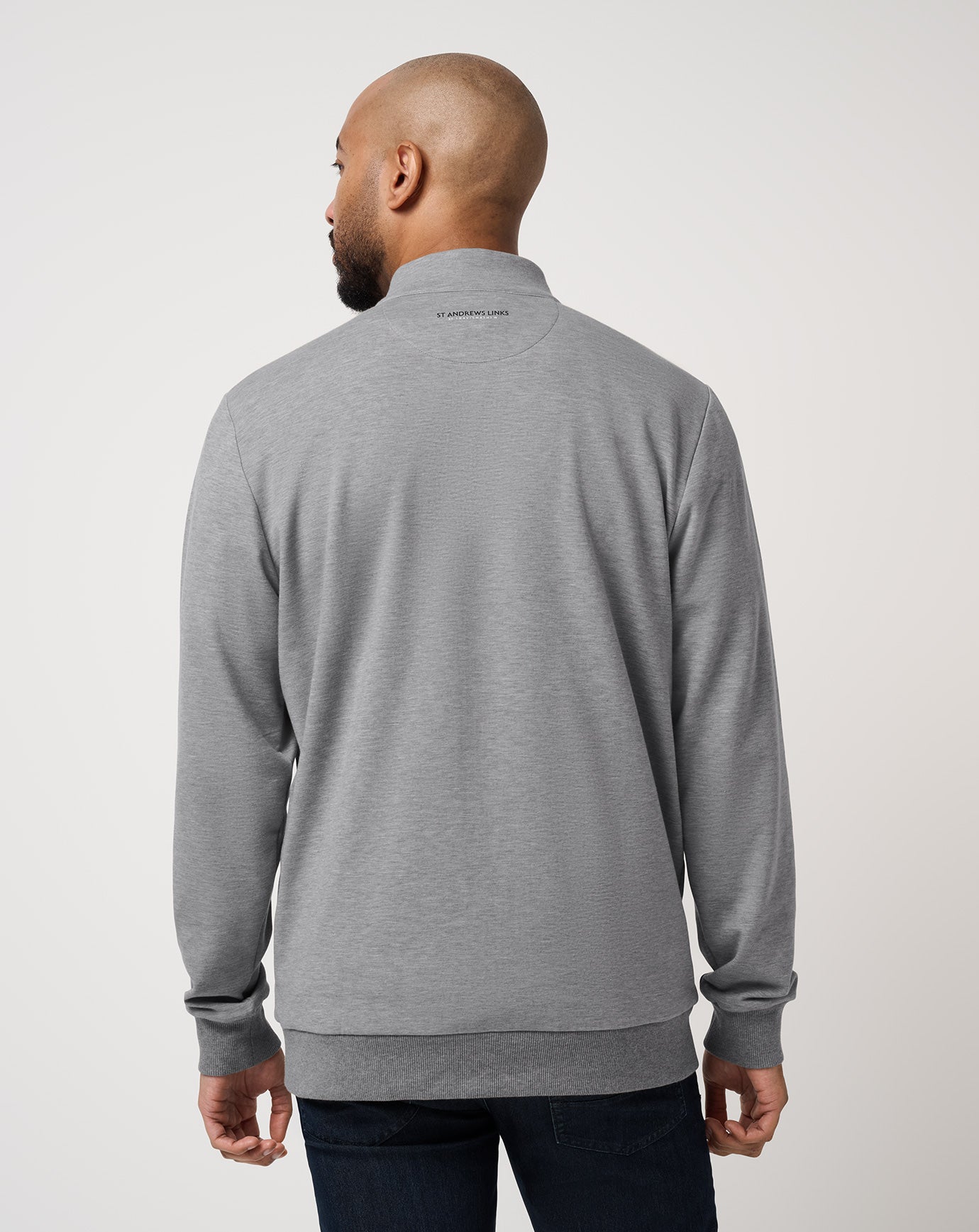 St Andrews Shadow Check 2.0 Quarter Zip