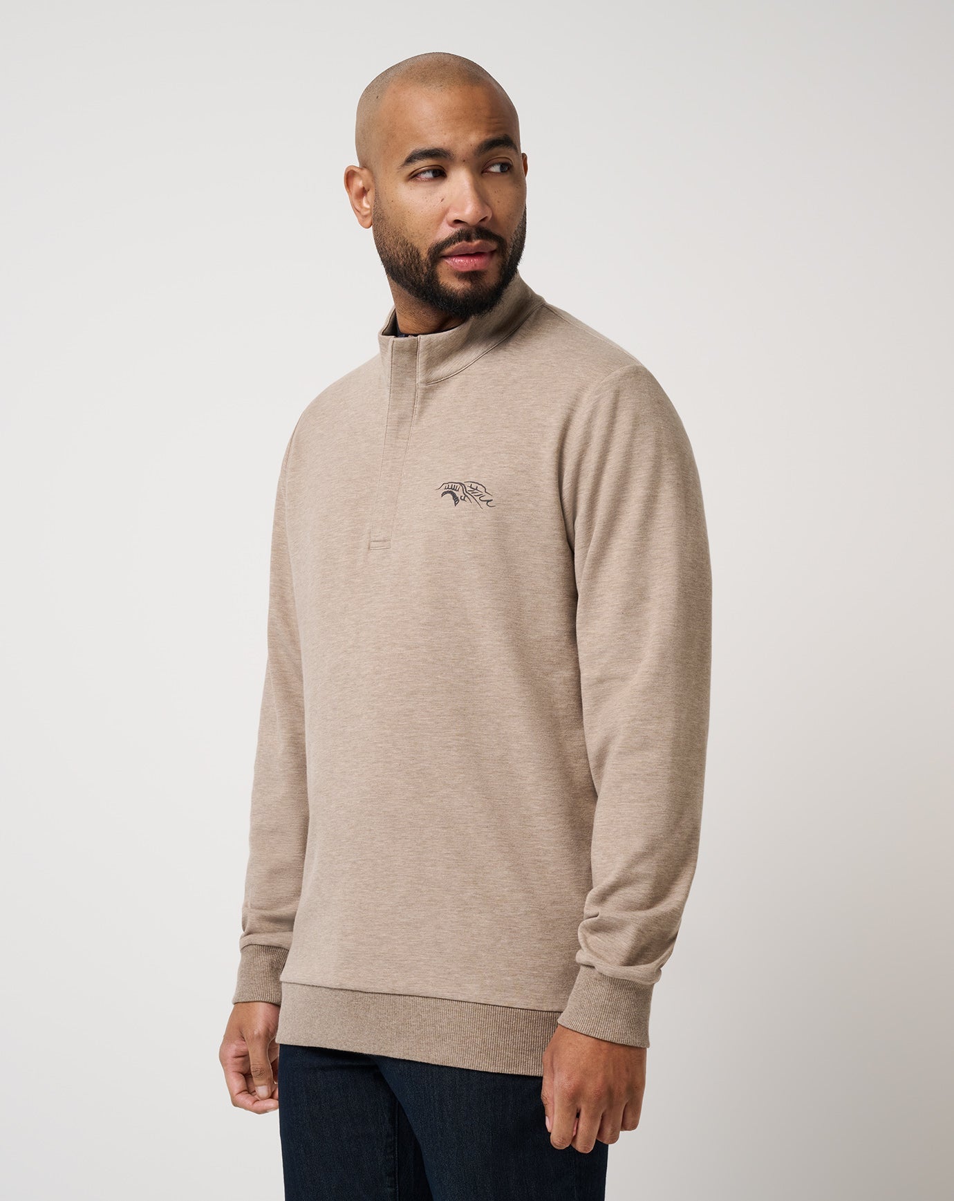 St Andrews Shadow Check 2.0 Quarter Zip