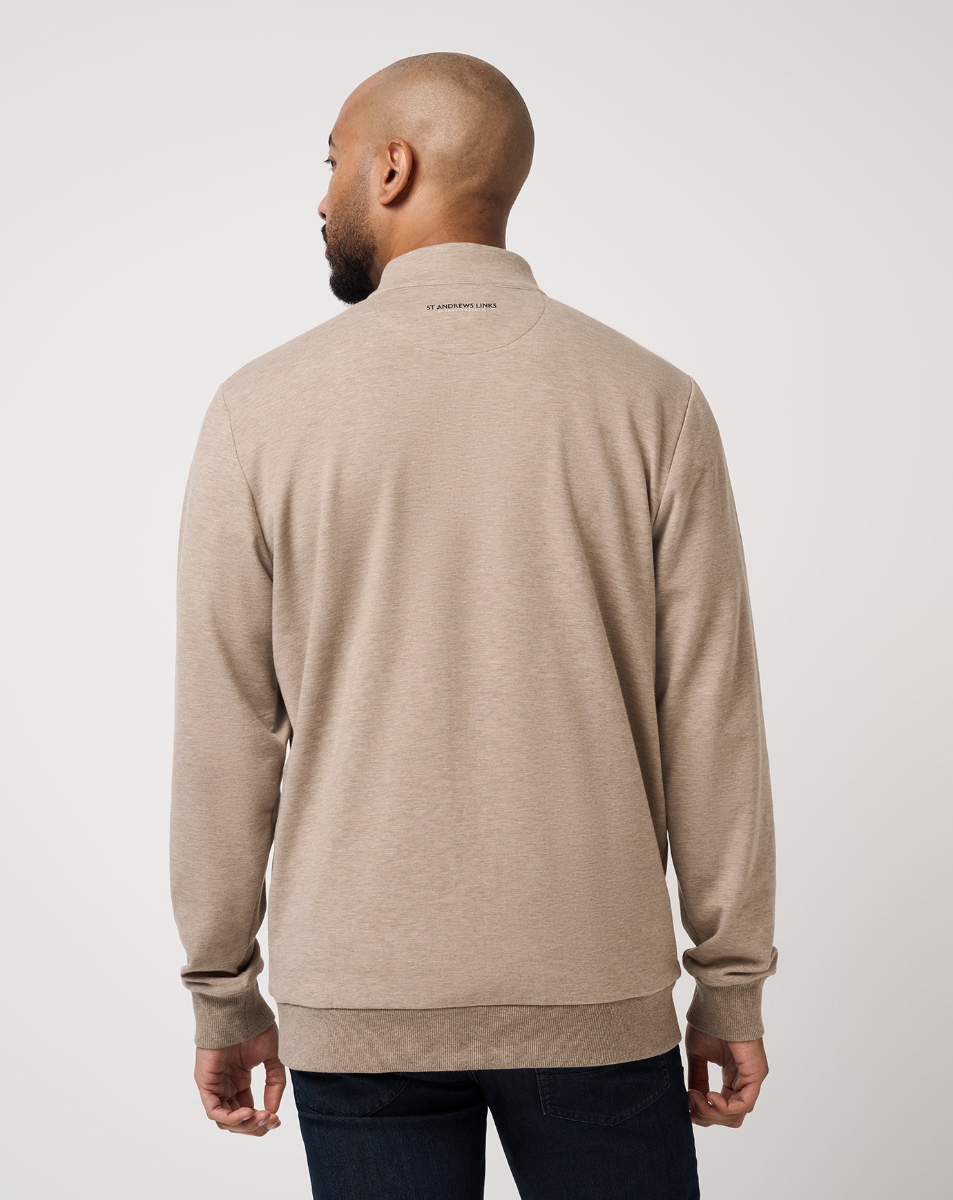 St Andrews Shadow Check 2.0 Quarter Zip