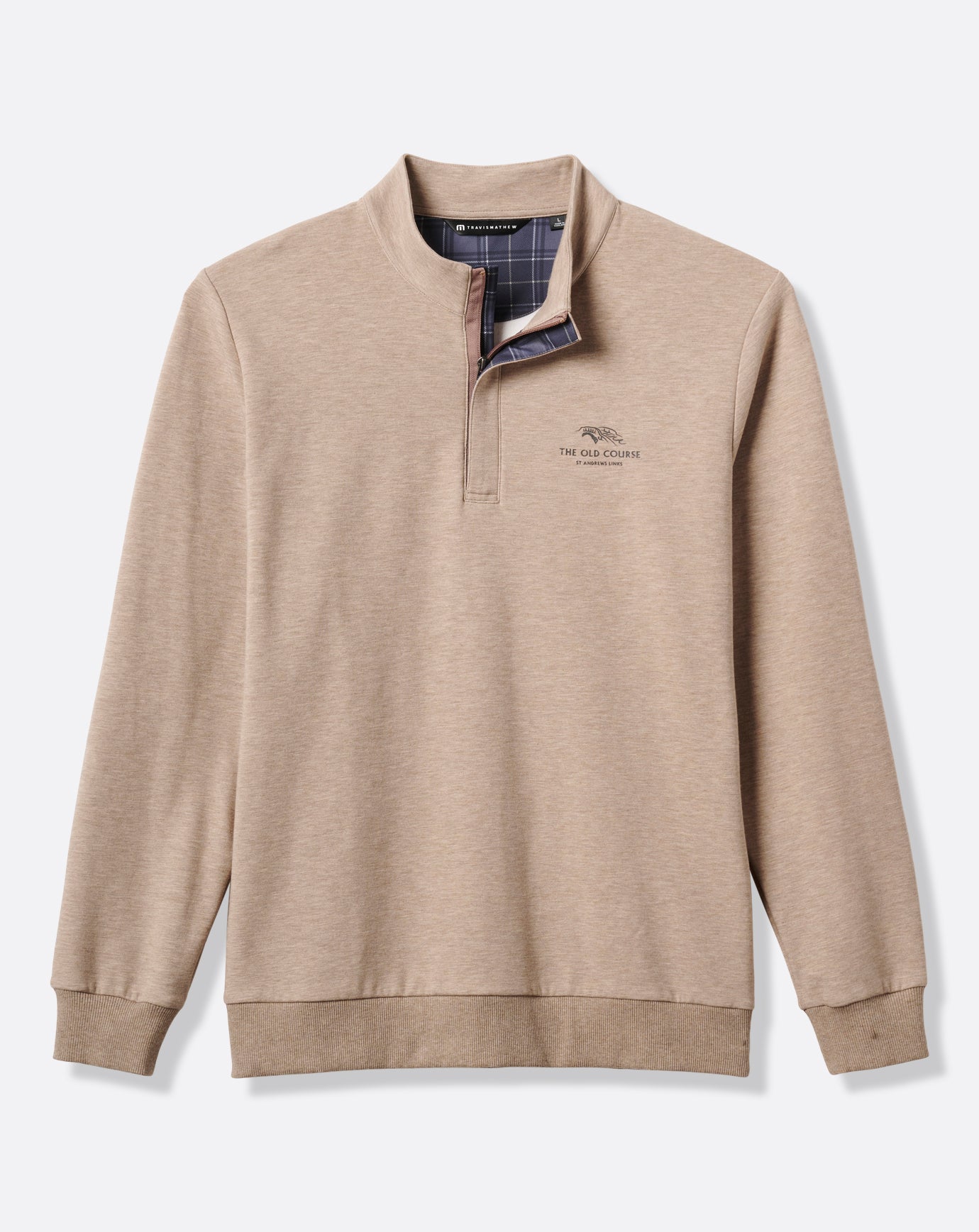 St Andrews Shadow Check 2.0 Quarter Zip