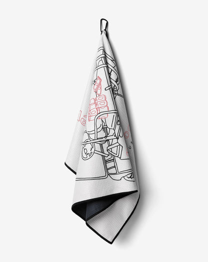 Golf Cart Glide Golf Towel