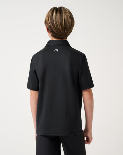 Featherweight Chest Stripe Youth Polo